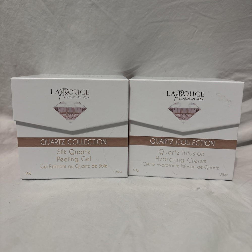 2 La‎ Rouge Pierre Quartz Infusion Hydrating Cream And Silk Quartz Peeling Gel